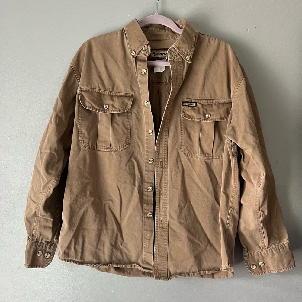 Remington Tan Lightweight Shirt Jacket